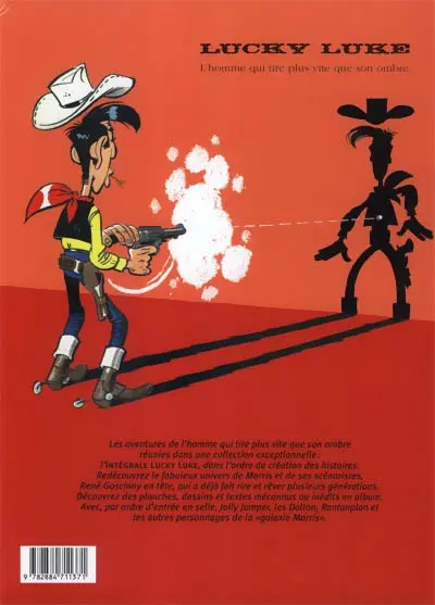 Verso de l'album Lucky Luke (2002) L'Integrale 14