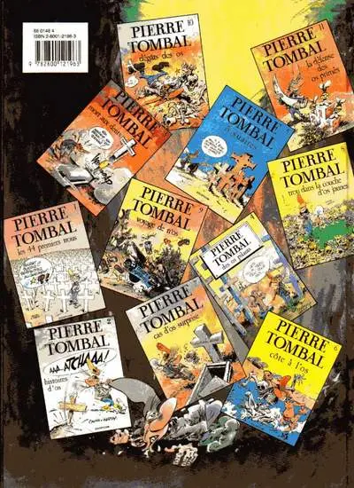 Verso de l'album Pierre Tombal Tome 12 Os Courent