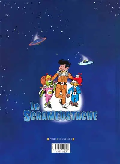 Verso de l'album Le Scrameustache Tome 35 L'antre de Satic