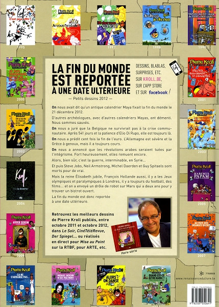 Verso de l'album Petits dessins Tome 18 La fin du monde est reportée à une date ultérieure