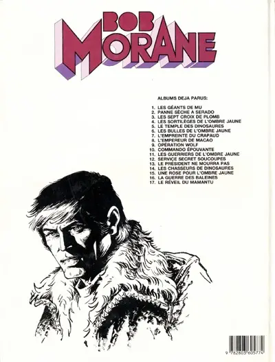 Verso de l'album Bob Morane Tome 36 Le réveil du Mamantu