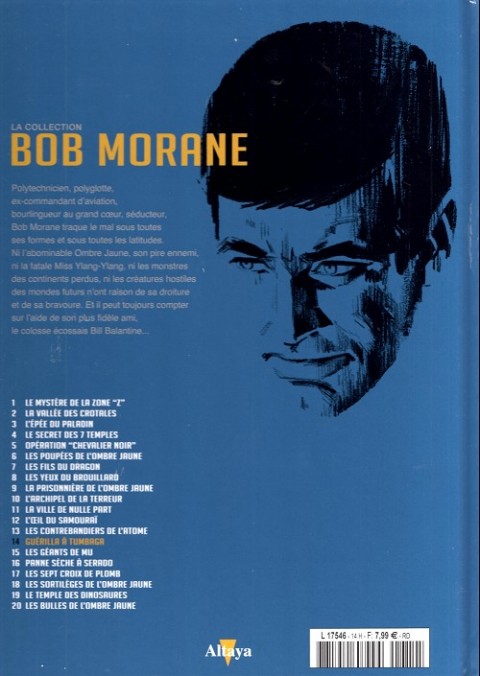 Verso de l'album Bob Morane La collection - Altaya Tome 14 Guérilla à Tumbaga