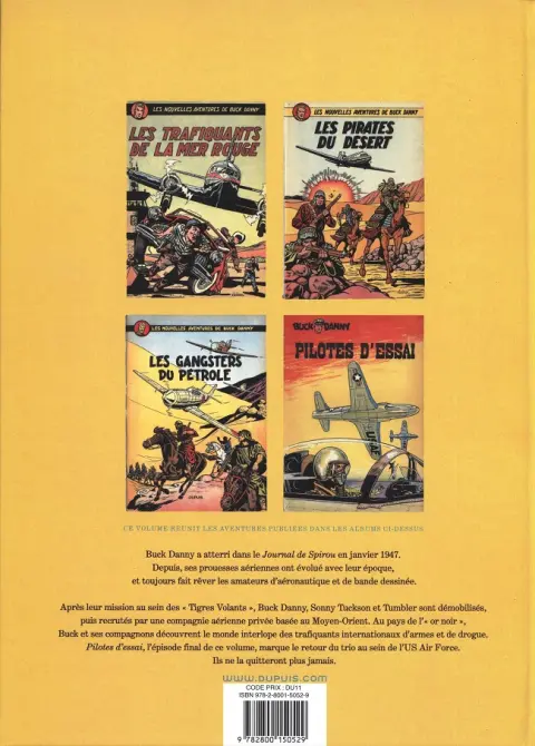 Verso de l'album Buck Danny L'intégrale Tome 3 (1951-1953)