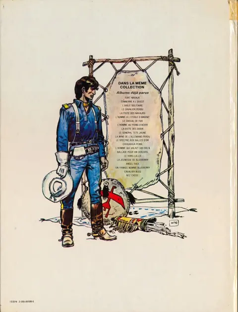 Verso de l'album Blueberry Tome 11 La mine de l'Allemand perdu
