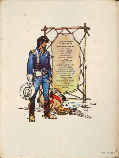 Verso de l'album Blueberry Tome 16 Le hors la loi