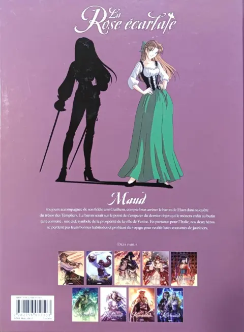 Verso de l'album La Rose écarlate Tome 4 J'irai voir Venise