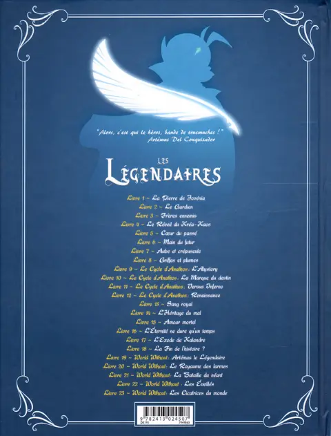 Verso de l'album Les Légendaires Tome 23 World without - Les Cicatrices du monde