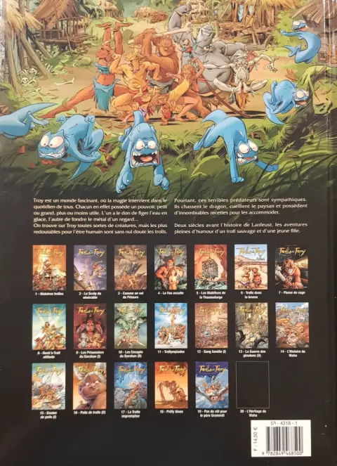 Verso de l'album Trolls de Troy Tome 10 Les Enragés du Darshan