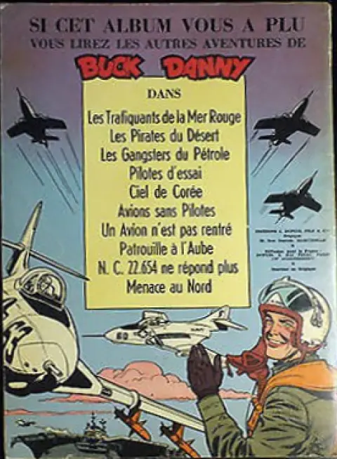 Verso de l'album Buck Danny Tome 17 Buck Danny contre Lady X