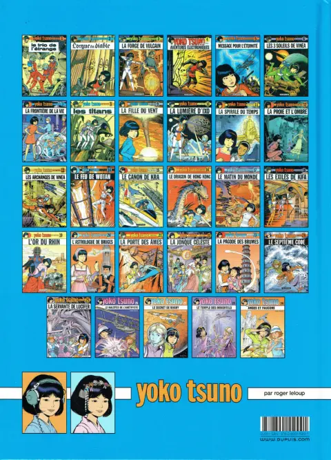 Verso de l'album Yoko Tsuno Tome 19 L'or du Rhin