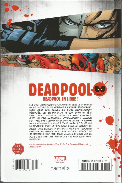 Verso de l'album Deadpool - La collection qui tue Tome 12 Deadpool en ligne !