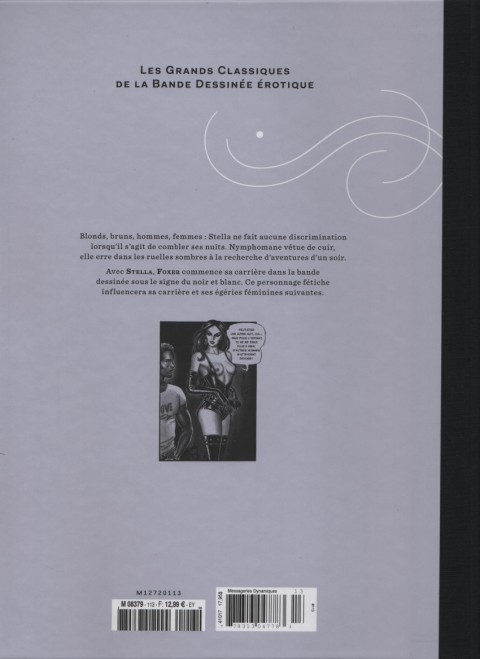 Verso de l'album Les Grands Classiques de la Bande Dessinée Érotique - La Collection Tome 113 Stella - tome 1