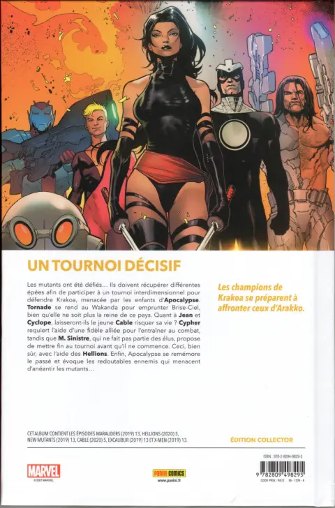 Verso de l'album X of Swords Volume 2/4