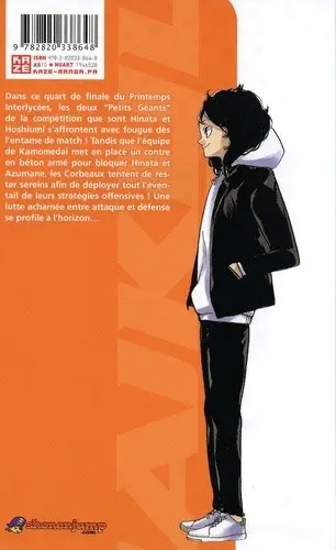 Verso de l'album Haikyu !! Les As du Volley 39
