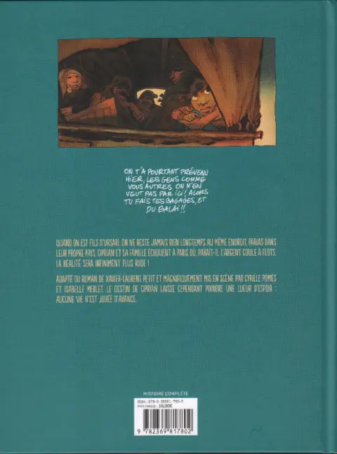 Verso de l'album Le fils de l'Ursari