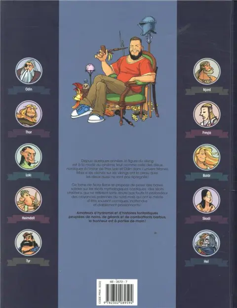 Verso de l'album Nota Bene 3 La mythologie nordique