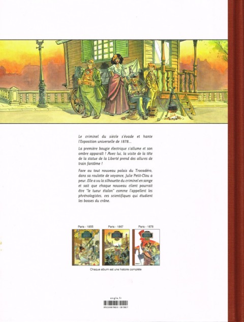 Verso de l'album La Fille de l'exposition universelle Tome 3 Paris 1878