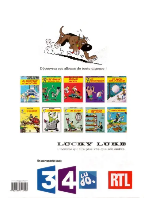 Verso de l'album Lucky Luke Tome 34 Dalton city