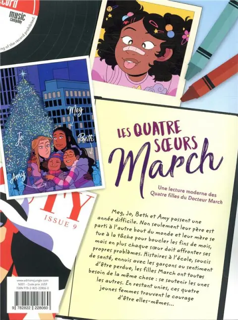Verso de l'album Les quatre soeurs March