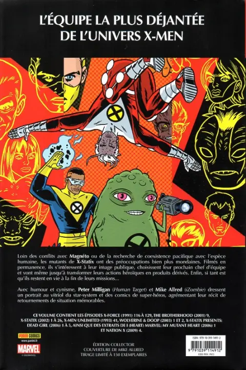 Verso de l'album X-Statix