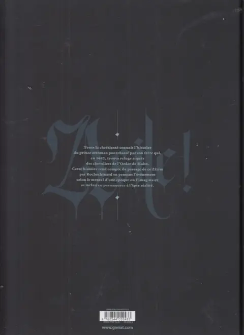Verso de l'album Asile !
