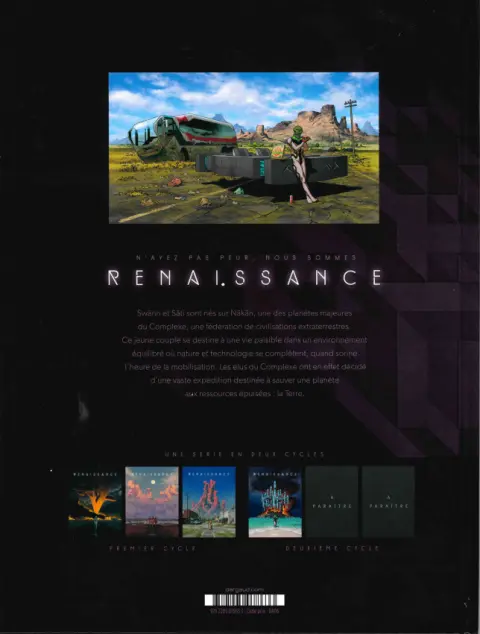 Verso de l'album Renaissance Tome 2 Interzone