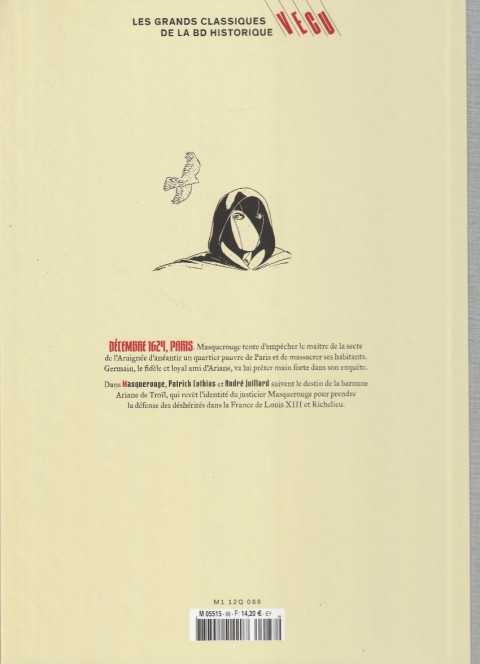 Verso de l'album Les grands Classiques de la BD Historique Vécu - La Collection Tome 89 Masquerouge - Tome II : Le charnier des innocents