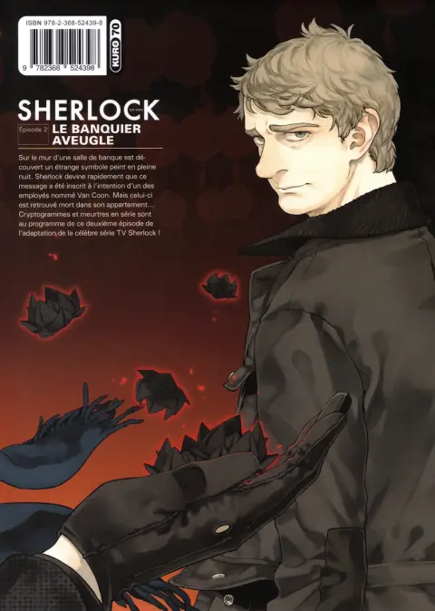 Verso de l'album Sherlock 2 Le Banquier Aveugle