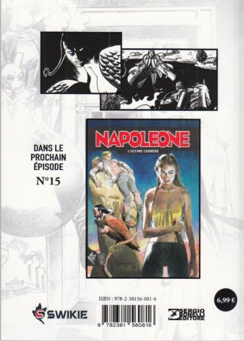 Verso de l'album Napoleone Tome 14 Le Duel