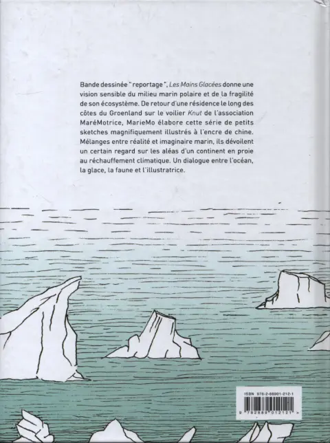 Verso de l'album Les Mains Glacées