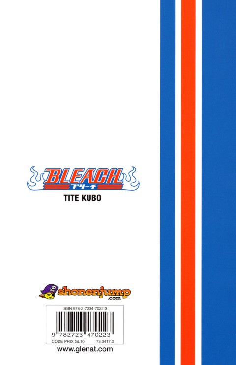 Verso de l'album Bleach 34 King of the Kill