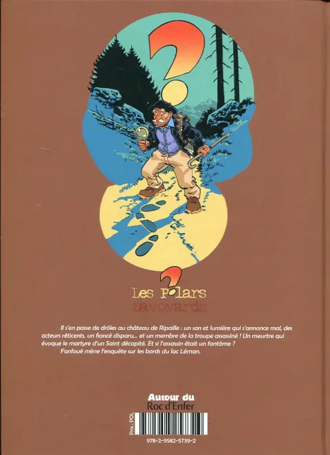 Verso de l'album Fanfoué des Pnottas Les polars savoyards Tome 2 Pas de ripaille pour Fanfoué