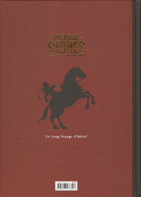 Verso de l'album Le Royaume des Sidhes 1 Le Long Voyage d'Adriel