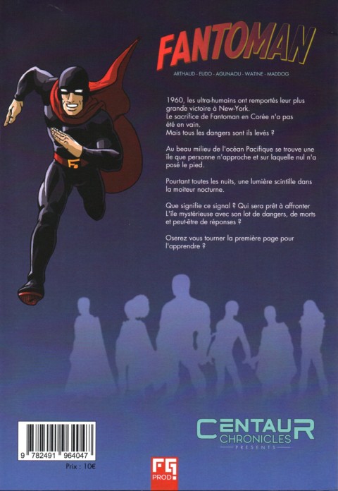 Verso de l'album Centaur Chronicles presents Tome 2 Fantoman