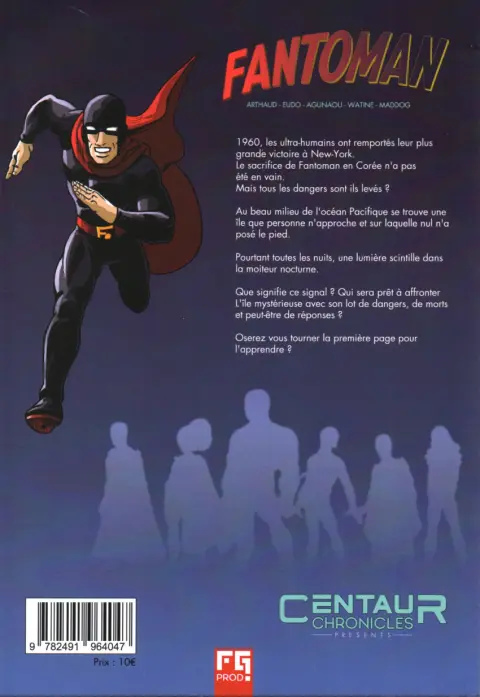 Verso de l'album Centaur Chronicles presents Tome 2 Fantoman
