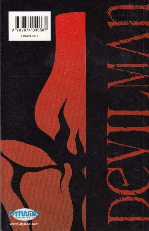 Verso de l'album Devilman 4 Maledictis