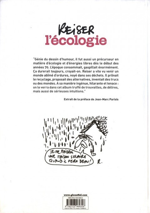 Verso de l'album L'Écologie