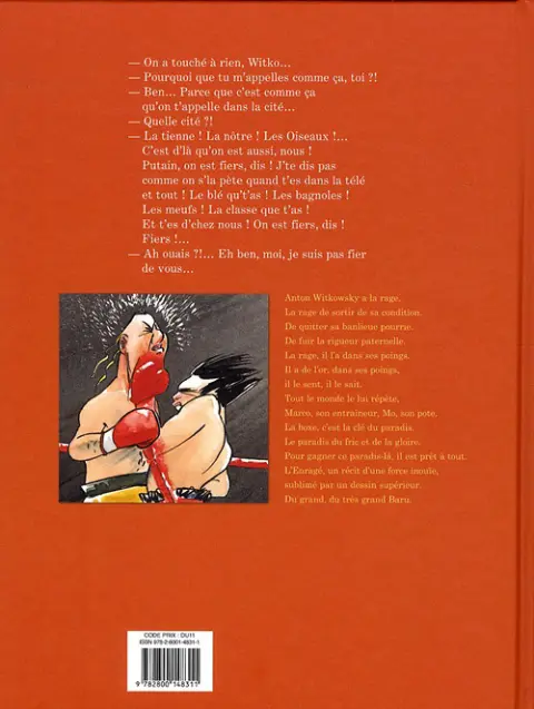 Verso de l'album L'Enragé Intégrale