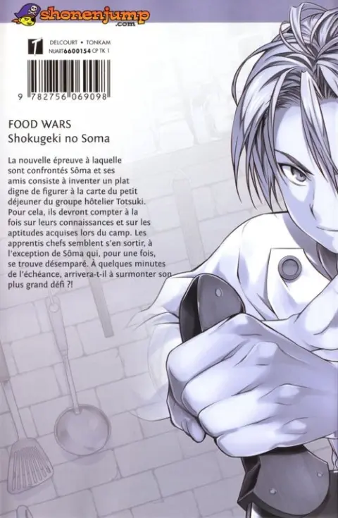 Verso de l'album Food Wars ! 5