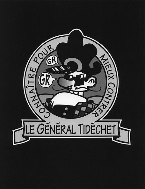 Verso de l'album Général Tidéchet Tome 1 Les plus vilaines histoires du Général Tidéchet