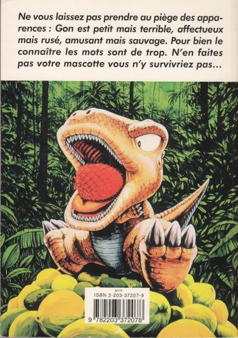 Verso de l'album Gon 2