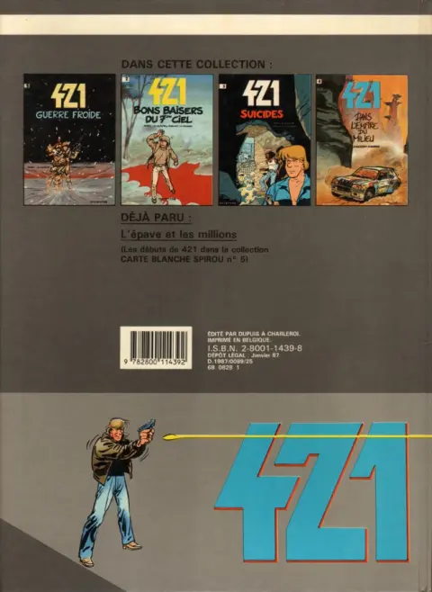 Verso de l'album 421 Tome 4 Dans l'empire du milieu