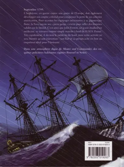 Verso de l'album H.M.S. - His Majesty's Ship L'intégrale