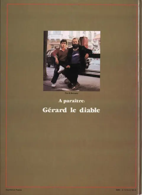 Verso de l'album Jaunes Tome 1 Aux limites du réel
