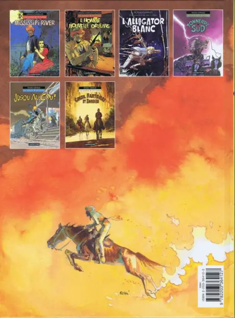 Verso de l'album Une aventure de Jim Cutlass Tome 6 Colts, Fantômes et Zombies