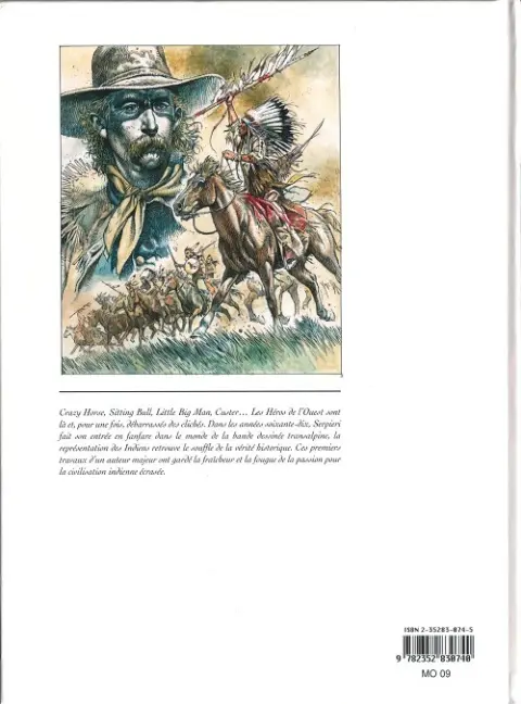 Verso de l'album Lakota