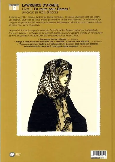Verso de l'album Lawrence d'Arabie Tome 2 En route pour Damas