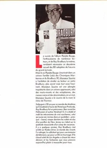 Verso de l'album Monsieur Sourire