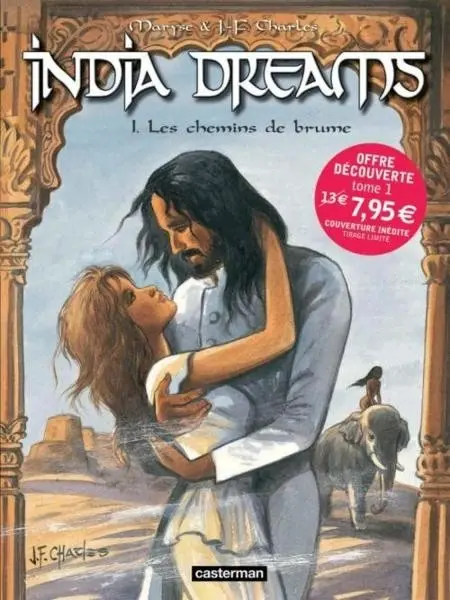 Couverture de l'album India dreams Tome 1 Les Chemins de Brume