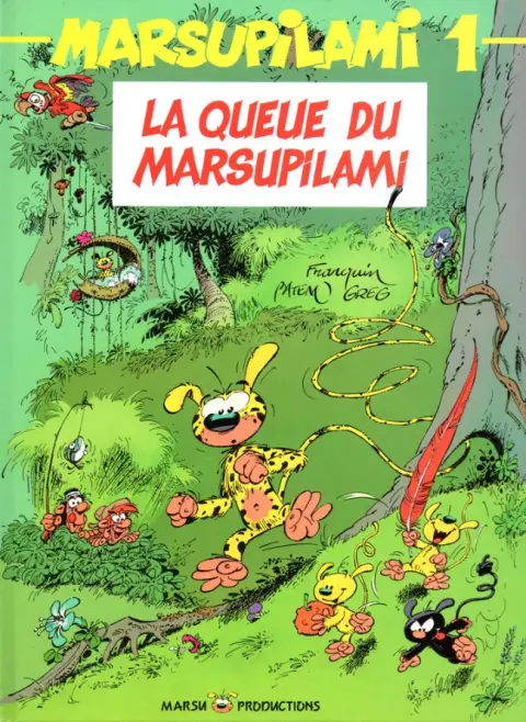 Couverture de l'album Marsupilami Tome 1 La queue du marsupilami